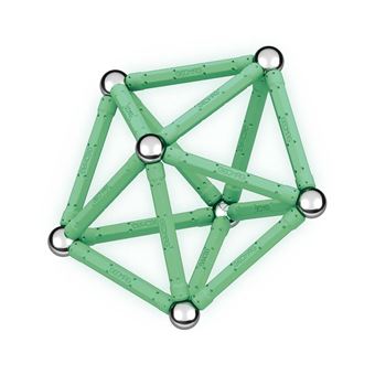 Jeu de construction magnétique Geomag Ecofriendly 60 pièces Glow
