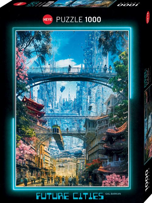 Puzzle 1000 pièces Heye Markets District Futures Cities - vue 3