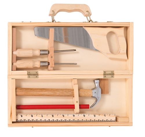 Petite valise bricolage Moulin Roty Jouets d'hier 6 outils