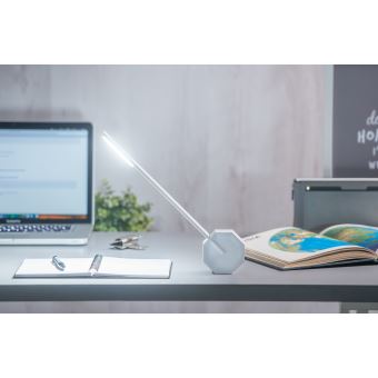 Lampe de bureau Gingko Octogone Blanc