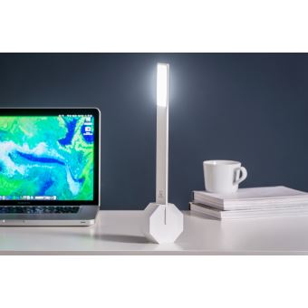 Lampe de bureau Gingko Octogone Blanc