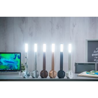 Lampe de bureau Gingko Octogone Blanc