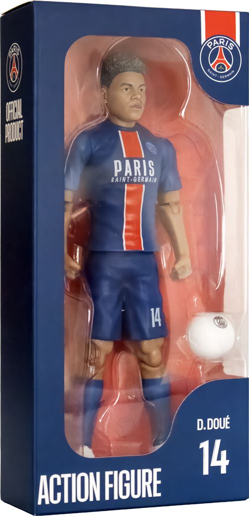 Figurine articulée MEGABLEU Désiré Doué PSG 20 cm 10 articulations PVC Neuf - vue 4