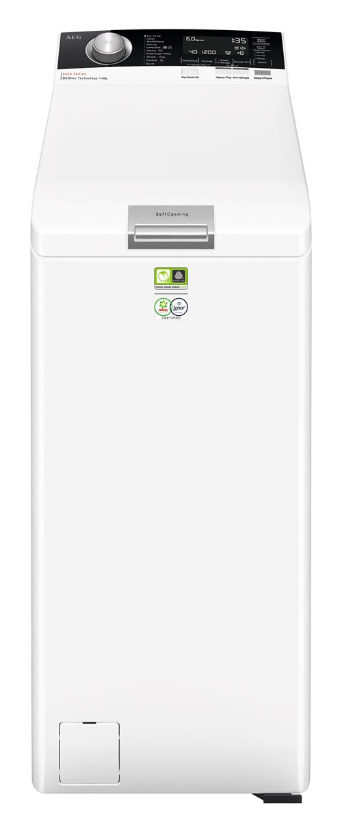 Lave-Linge Top Par Le Dessus Aeg Ltr8C6331A Série 8000 6 Kg Blanc