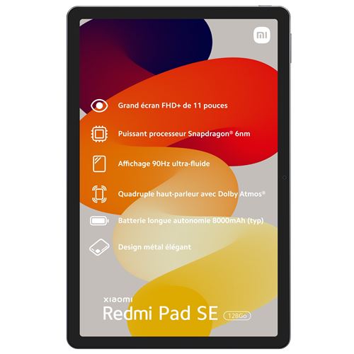 Pack Redmi Pad SE 128Go + Etui de protection