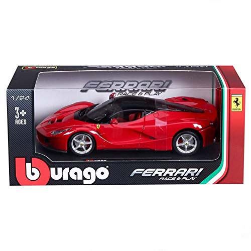 Voiture Ferrari 1/24 ème Burago : King Jouet, Voitures radiocommandées  Burago - Véhicules, circuits et jouets radiocommandés