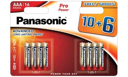 Piles alcalines Panasonic AAA LR03PPG