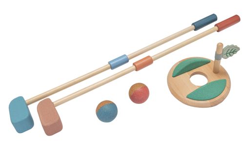 Jeu d'adresse extérieur Korko Set de mini-golf en liège