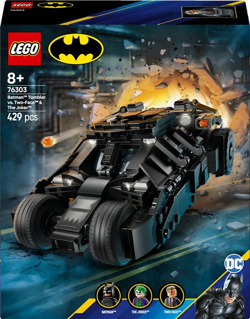 Lego Dc Super Heroes Lego® Super Heroes 76303 La Batmobile Tumbler De Batman™ Contre Double-Face Et Le Joker™
