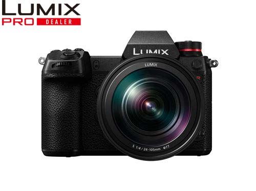 Hybride Panasonic Lumix S1R + Objectif Lumix 24-105 Mm F/4 S Noir