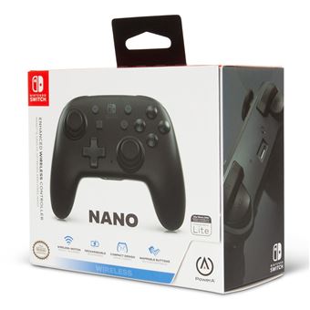 Manette sans fil améliorée PowerA pour Nintendo Switch Nano Noir