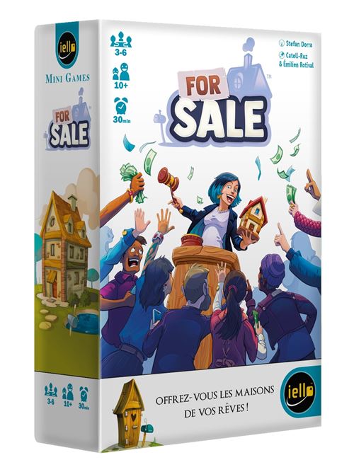 Jeu de Stratégie Iello 51704 – For Sale Enchères Immobilières 3-6 Joueurs