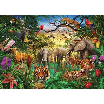 Puzzle LetterBox Dans la jungle 1000 pièces 50 x 70 cm