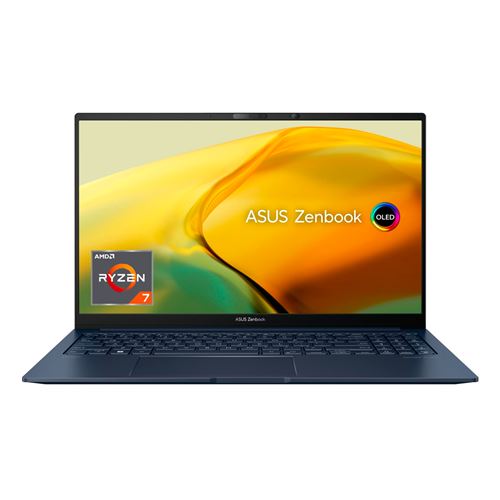 Pc Portable Asus Zenbook Um3504Da-Nx170W 15,6" Amd Ryzen 7 16 Go Ram 512 Go Ssd Bleu