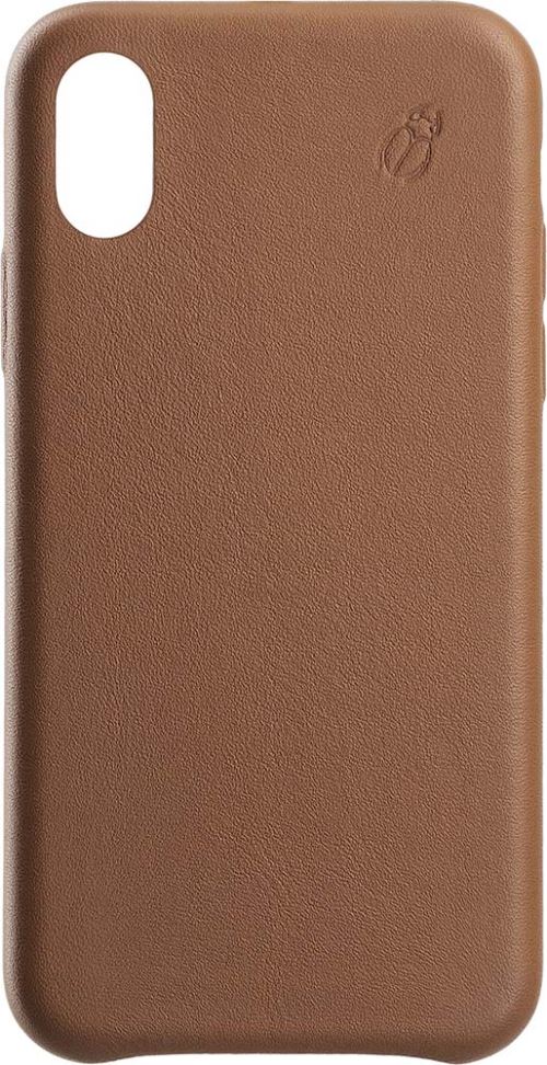 Beetle Case Leather iPhone XR Camel