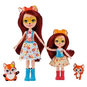 Poupées Enchantimals Felicity Renard et petite sœur
