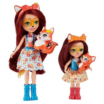 Poupées Enchantimals Felicity Renard et petite sœur