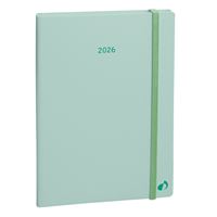 Weekagenda Quo Vadis Ministre Collectie Pastel December 2025 tot december 2026 Groen