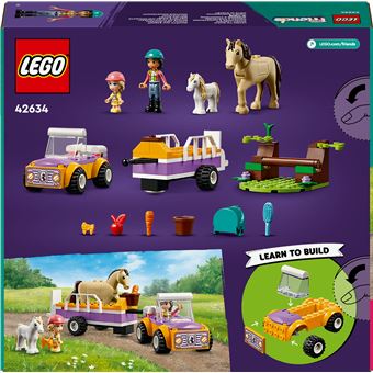 LEGO® Friends 42634 La remorque du cheval et du poney