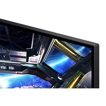 Samsung Odyssey G7 S27DG702EU - G70D Series - écran LED - Intelligent - jeux - 27" - 3840 x 2160 4K UHD (2160p) @ 144 Hz - Fast IPS - 350 cd/m² - 1000:1 - DisplayHDR 400 - 1 ms - 2xHDMI, DisplayPort - haut-parleurs - noir