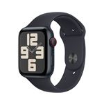 Apple Watch SE GPS + Cellular, boîtier en Aluminium Minuit de 44 mm avec bracelet sport Minuit S/M