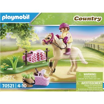 Playmobil Country 70521 Cavalière avec poney beige