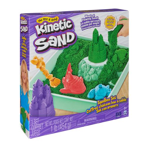 Kiti Pâte À Modeler Kinetic Sand Coffret Château-Bac À Sable Modèle Aléatoire