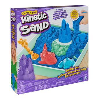Pâte à modeler Kinetic Sand Coffret Château-Bac à Sable Modèle aléatoire
