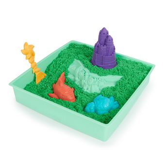 Pâte à modeler Kinetic Sand Coffret Château-Bac à Sable Modèle aléatoire