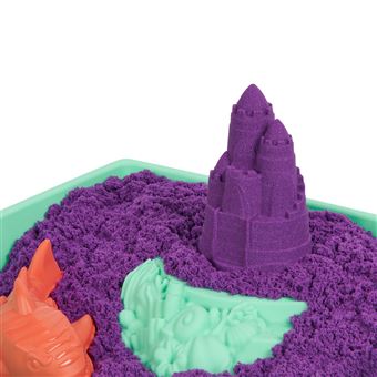 Pâte à modeler Kinetic Sand Coffret Château-Bac à Sable Modèle aléatoire