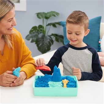 Pâte à modeler Kinetic Sand Coffret Château-Bac à Sable Modèle aléatoire
