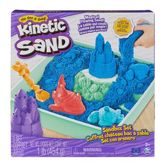 Pâte à modeler Kinetic Sand Coffret Château-Bac à Sable Modèle aléatoire
