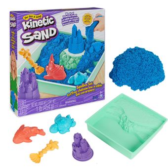 Pâte à modeler Kinetic Sand Coffret Château-Bac à Sable Modèle aléatoire