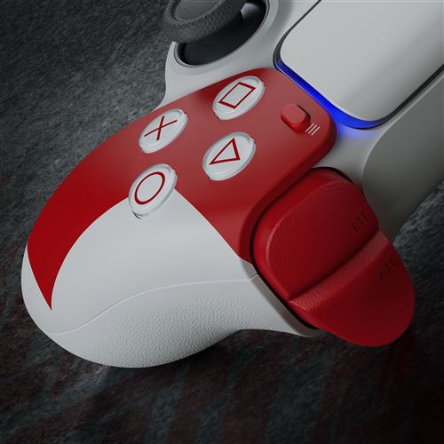 Manette PS5 Dualsense World Of Tanks – Custom Orange/jaune/rouge – Comme Neuve