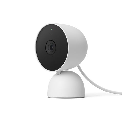 Caméra de surveillance connectée Google Nest Cam intérieure Blanc 2021