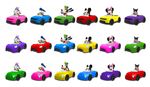 Micro voiture IMC Toys Mickey et ses amis Top Depart Modèle aléatoire