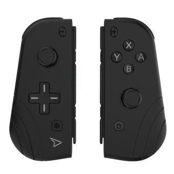 Paire de 2 manettes Steelplay pour Nintendo Switch Noir - 1