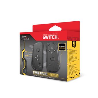 Paire de 2 manettes Steelplay pour Nintendo Switch Noir