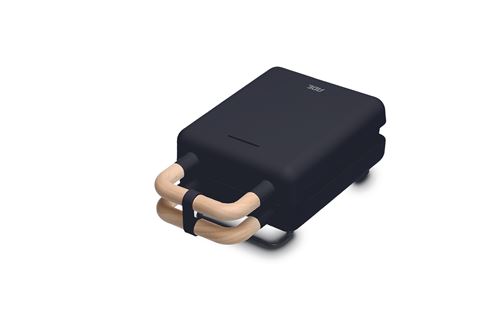 Appareil 2 en 1 Gaufrier et Croque-monsieur Ade KG2006-3 600 W Noir