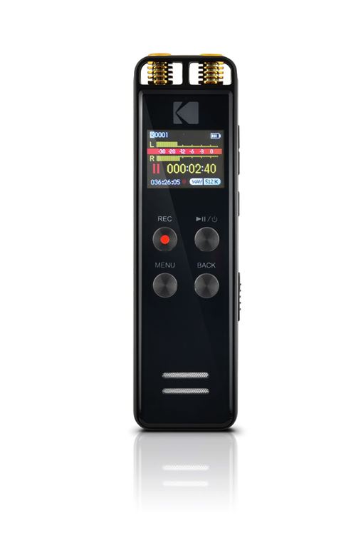 Kodak VRC550 dictaphone Internal memory & flash card Black