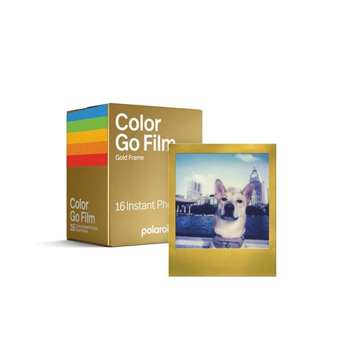 Pack De 16 Photos Instantanés Polaroid Couleur Pour Go Cadre Doré