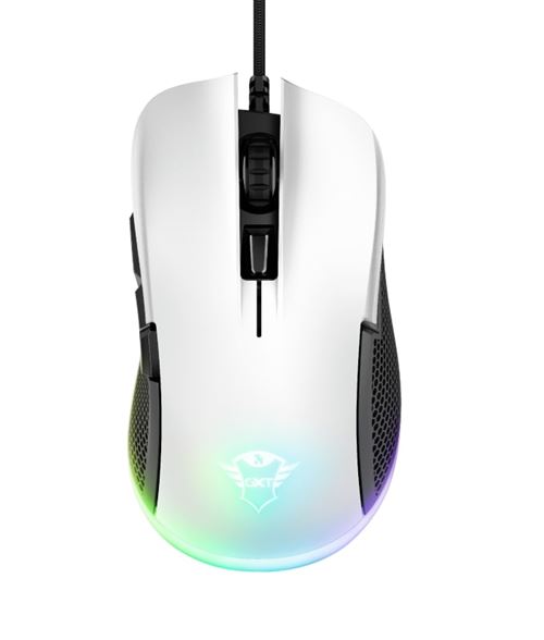 Souris Gaming filaire Trust GXT 922W YBAR Blanc