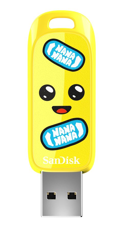 Clé USB SanDisk Fortnite® USB Flash Drive Edition Banane 128 Go Jaune