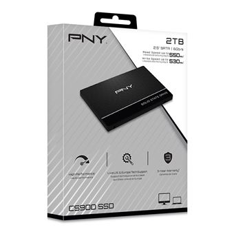 Disque SSD interne PNY CS900 2 To Noir