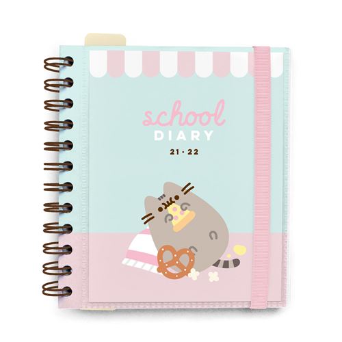 Agenda scolaire journalier Erik Pusheen Foodie 2021 2022