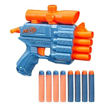 Jeu de plein air Nerf Blaster Elite 2.0 Prospect QS4 Bleu et Orange