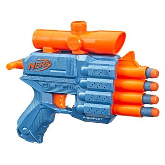 Jeu de plein air Nerf Blaster Elite 2.0 Prospect QS4 Bleu et Orange