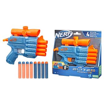 Jeu de plein air Nerf Blaster Elite 2.0 Prospect QS4 Bleu et Orange