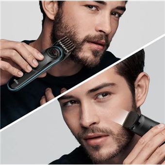 Tondeuse à barbe Braun BT5340 Noir et Bleu