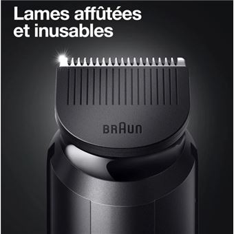 Tondeuse à barbe Braun BT5340 Noir et Bleu